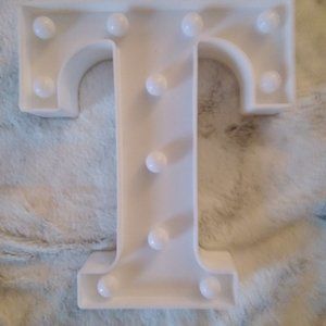 Letter T light